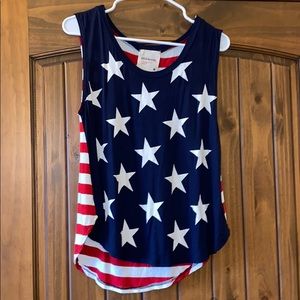 American Flag Tank Top